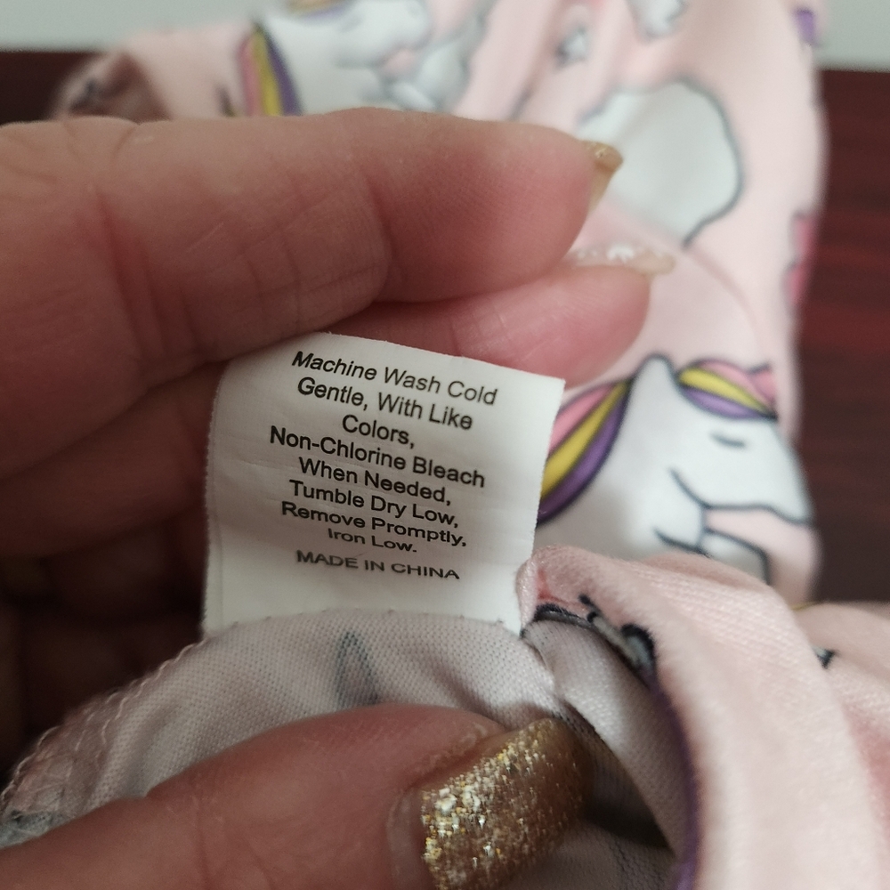 Fashion Nova Miss Unicorn PJ Long Sleeve Romper Onesie Pink Plus Size L - Picture 10 of 13